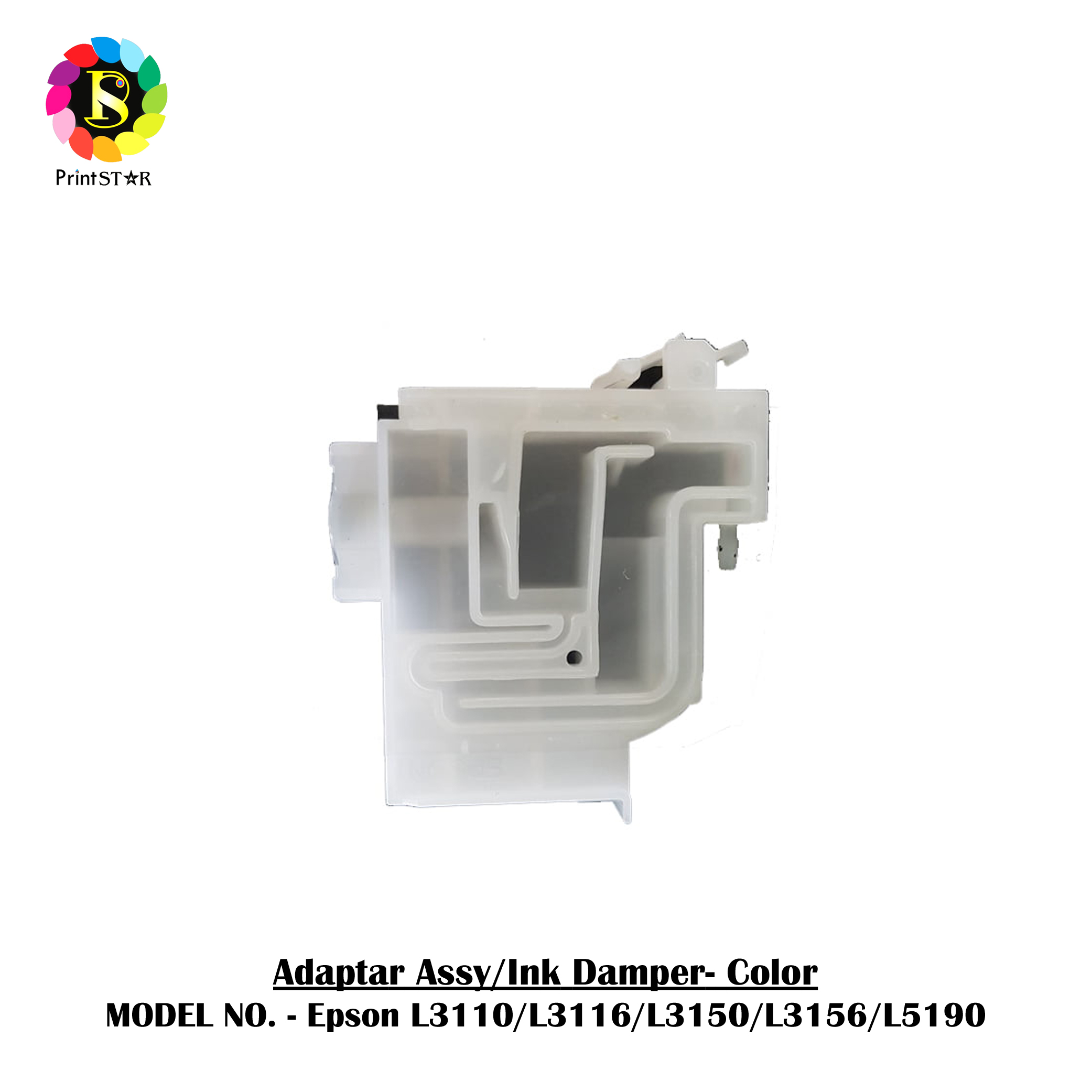Print Star Ink Damper Adapter Assembly Color For Epson L3110 3027